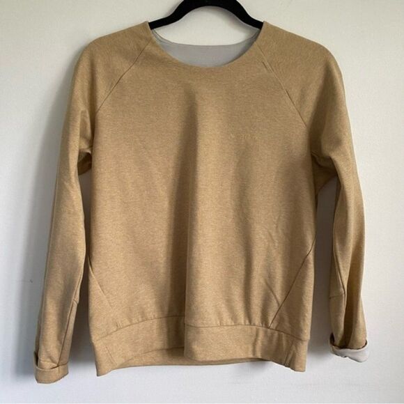 ARC’TERYX Women Momenta Centre Pullover Sweatshirt • Beige • XS - Picture 2 of 11